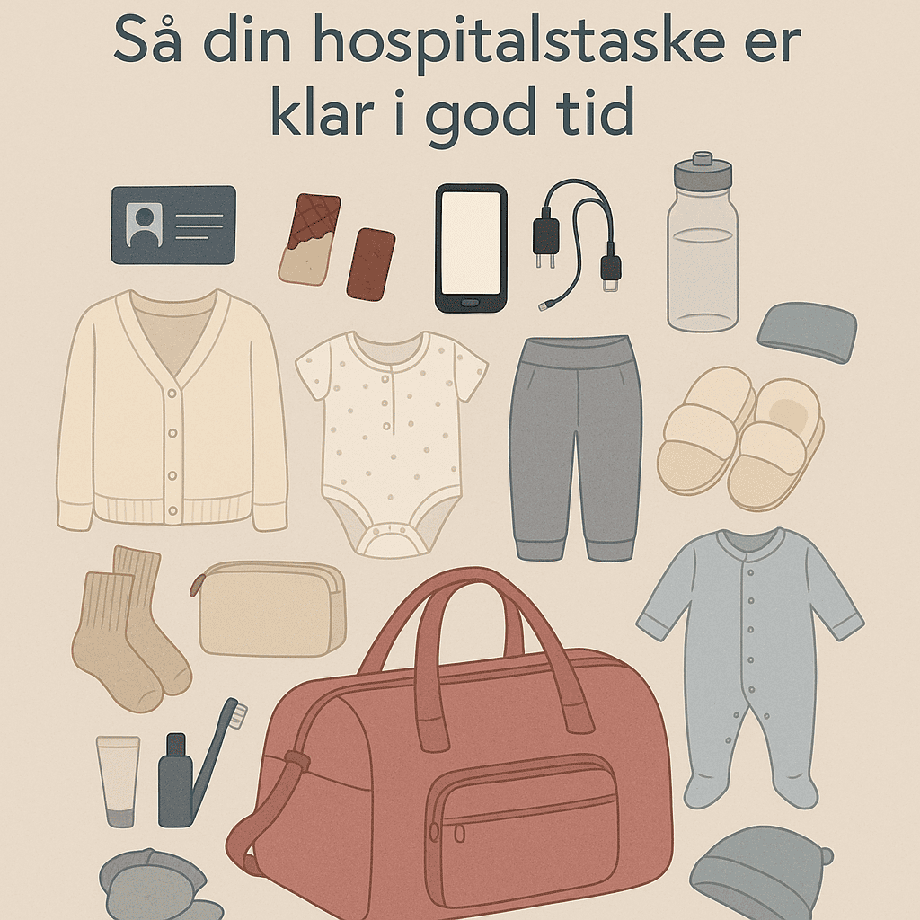 Hospitalstasken – den komplette pakkeliste til fødslen - Eventyrtid