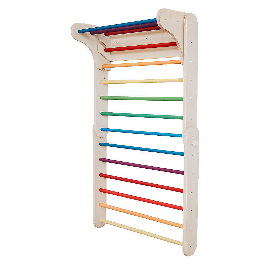 Leg&Go Pikler klatretrekant med svensk ribbevæg tilbehør - Eventyrtid