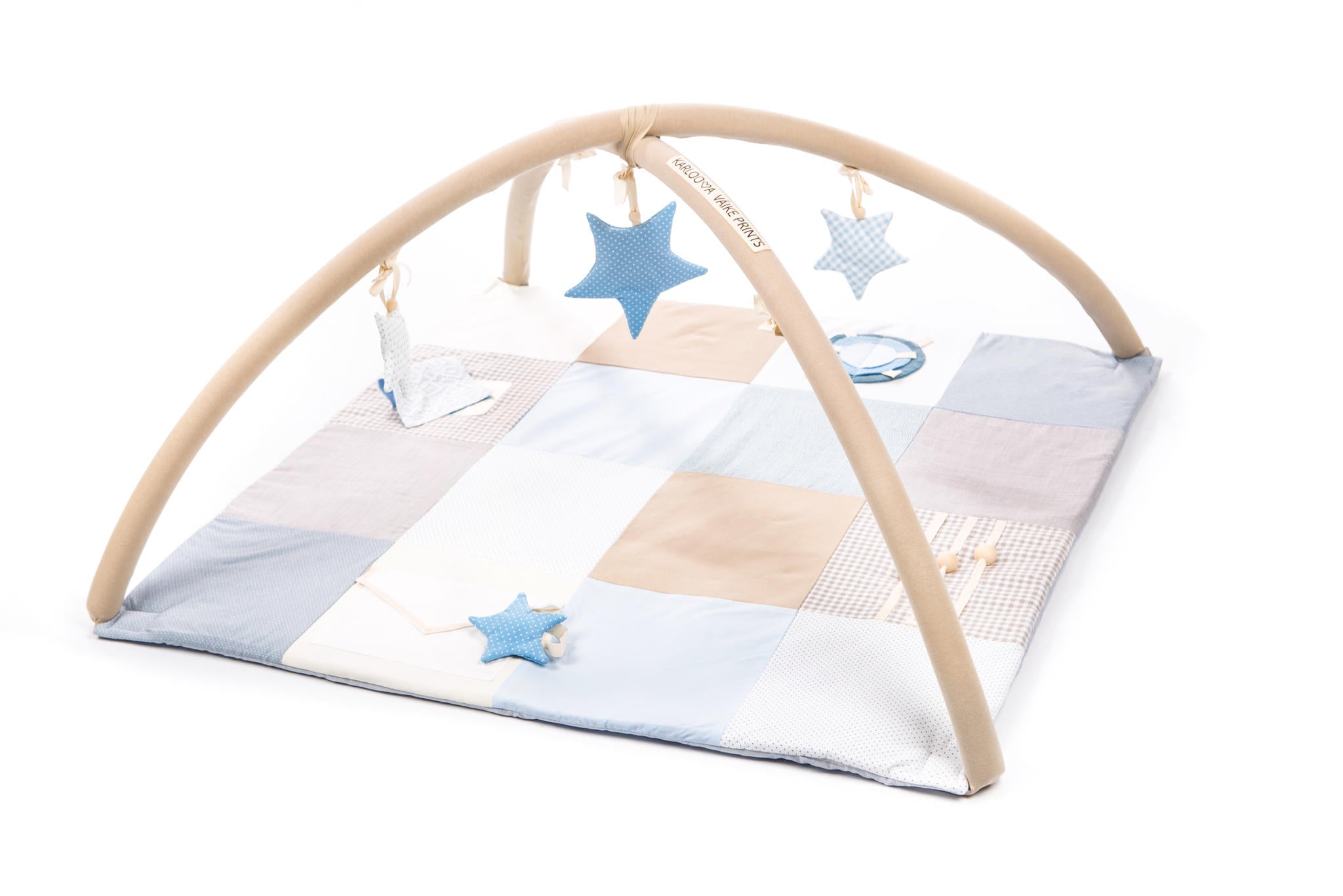Small baby activity mat, 100x100 cm - Blue - BarnetsHjem