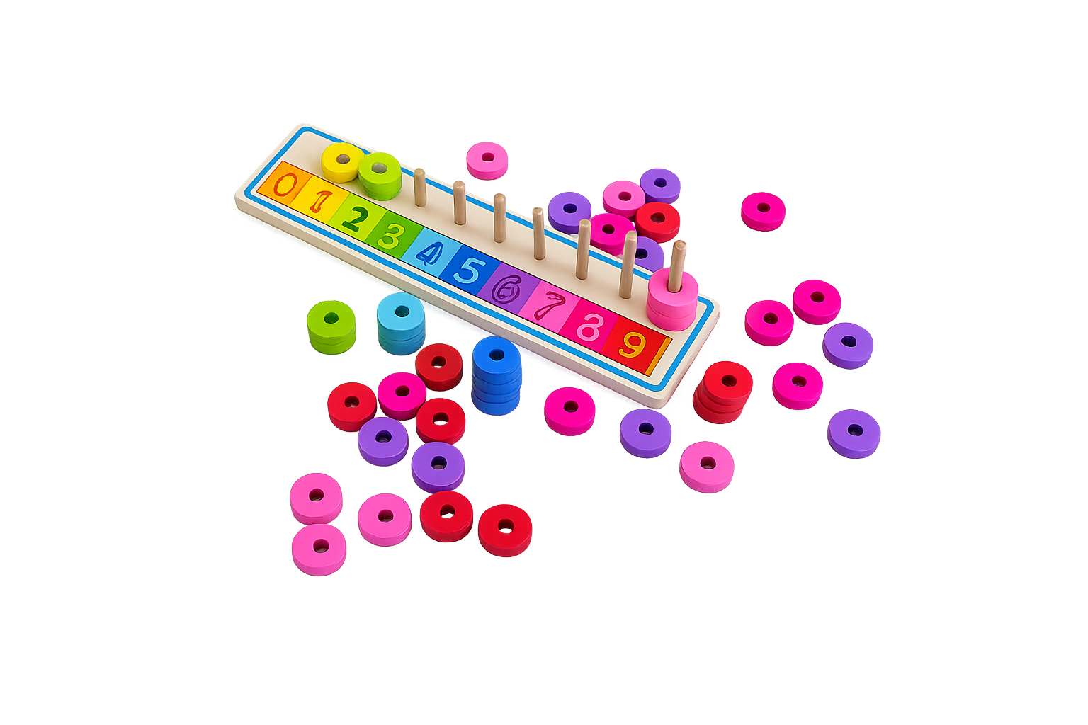 Woopie Let's Go Green - Faverig træ sorteringssæt - Eventyrtid